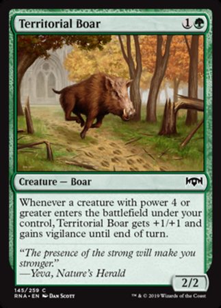 Territorial Boar [Ravnica Allegiance] | Tabernacle Games