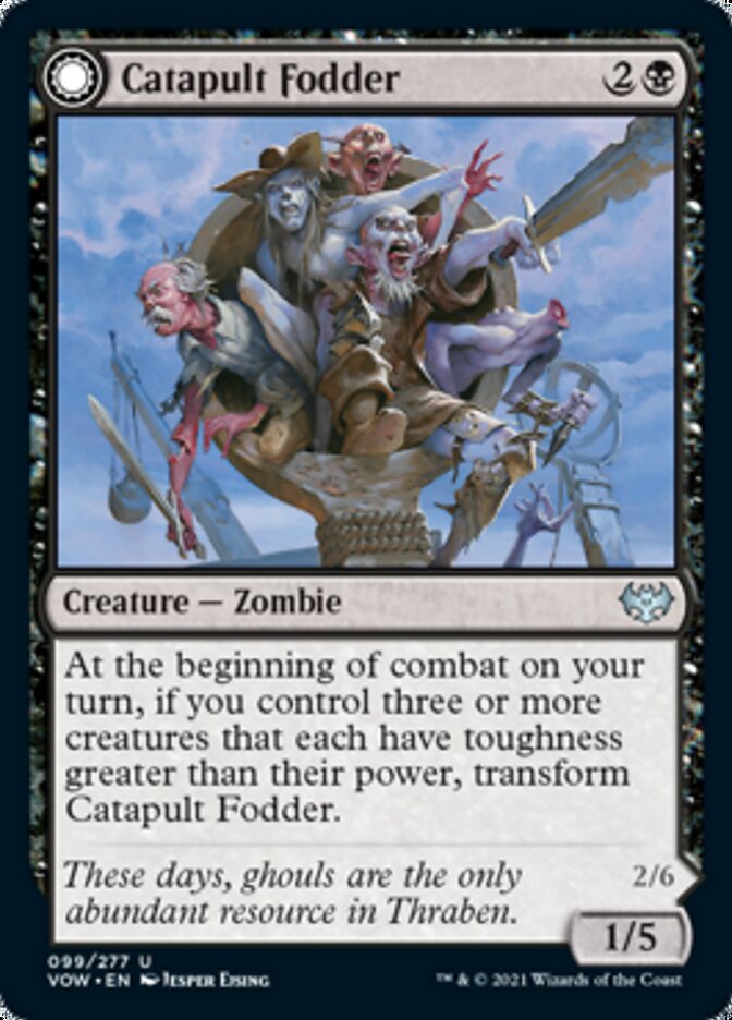 Catapult Fodder // Catapult Captain [Innistrad: Crimson Vow] | Tabernacle Games