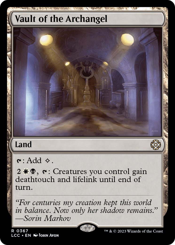 Vault of the Archangel [The Lost Caverns of Ixalan Commander] | Tabernacle Games