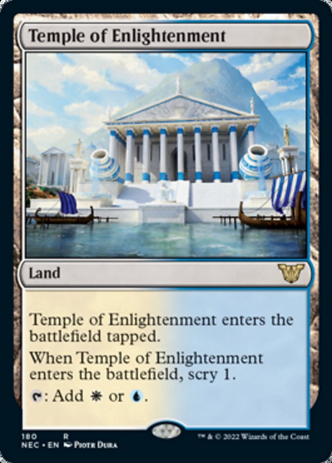 Temple of Enlightenment [Kamigawa: Neon Dynasty Commander] | Tabernacle Games