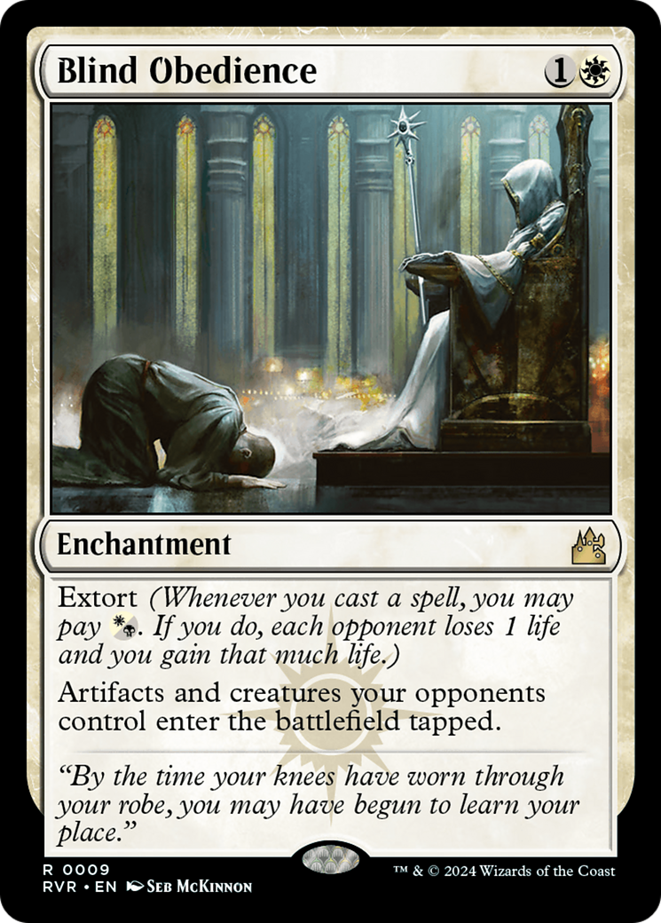 Blind Obedience [Ravnica Remastered] | Tabernacle Games