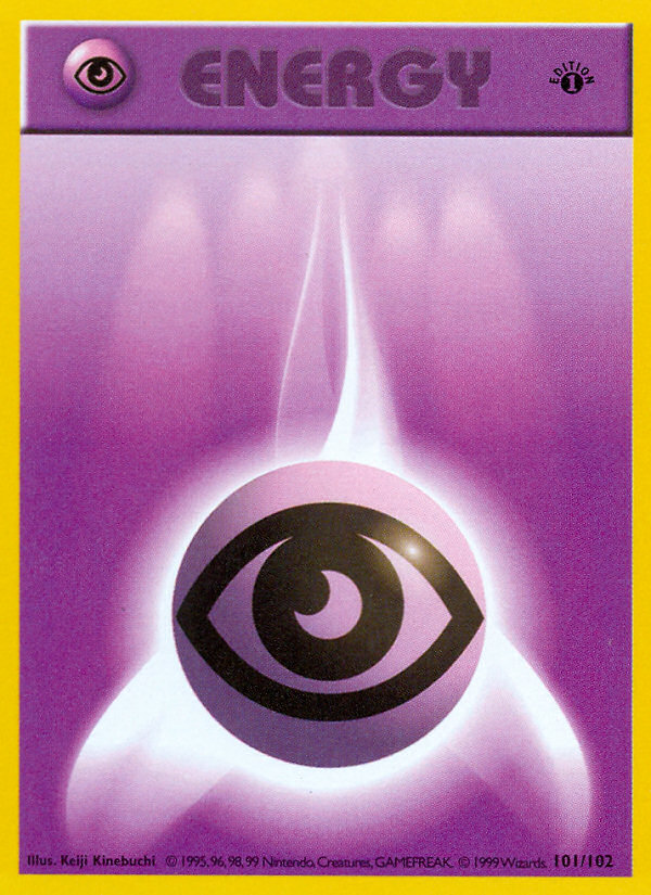 Psychic Energy (101/102) (Shadowless) [Base Set 1st Edition] | Tabernacle Games