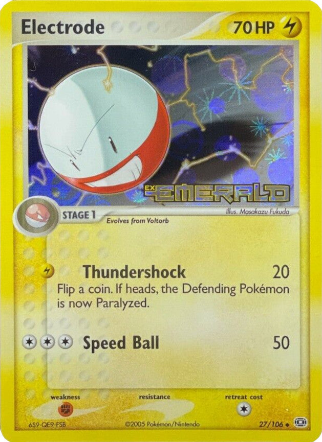 Electrode (27/106) (Stamped) [EX: Emerald] | Tabernacle Games