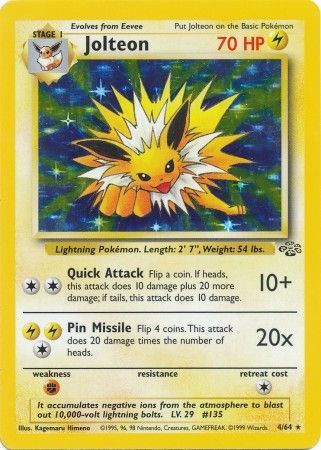 Jolteon (4/64) [Jungle Unlimited] | Tabernacle Games