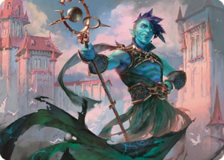 Haughty Djinn Art Card [Dominaria United Art Series] | Tabernacle Games