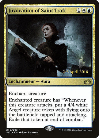 Invocation of Saint Traft [Shadows over Innistrad Promos] | Tabernacle Games