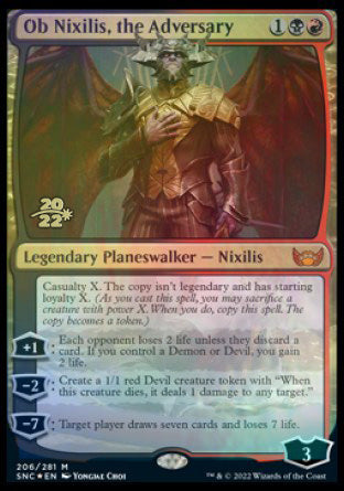 Ob Nixilis, the Adversary [Streets of New Capenna Prerelease Promos] | Tabernacle Games