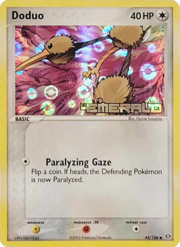 Doduo (45/106) (Stamped) [EX: Emerald] | Tabernacle Games