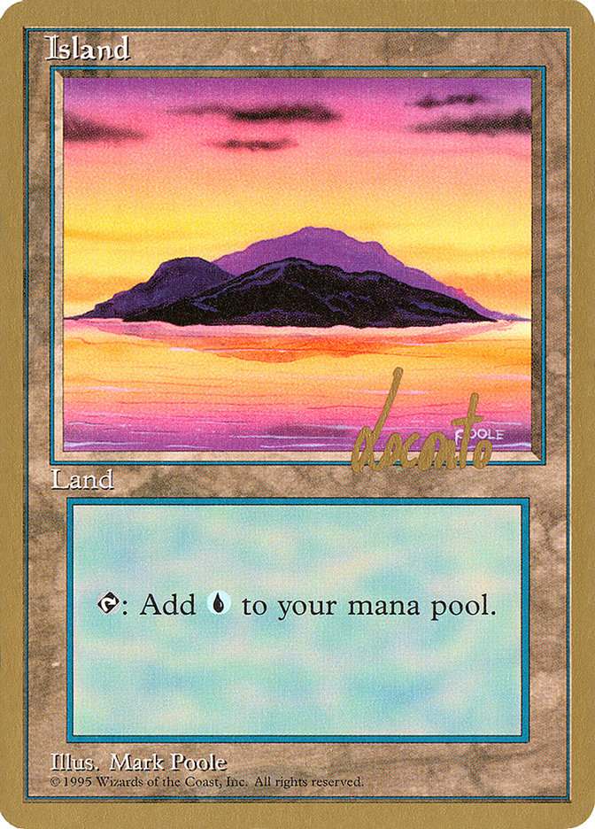 Island (ml368) (Michael Loconto) [Pro Tour Collector Set] | Tabernacle Games