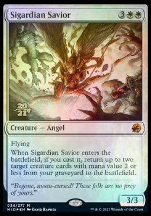 Sigardian Savior [Innistrad: Midnight Hunt Prerelease Promos] | Tabernacle Games