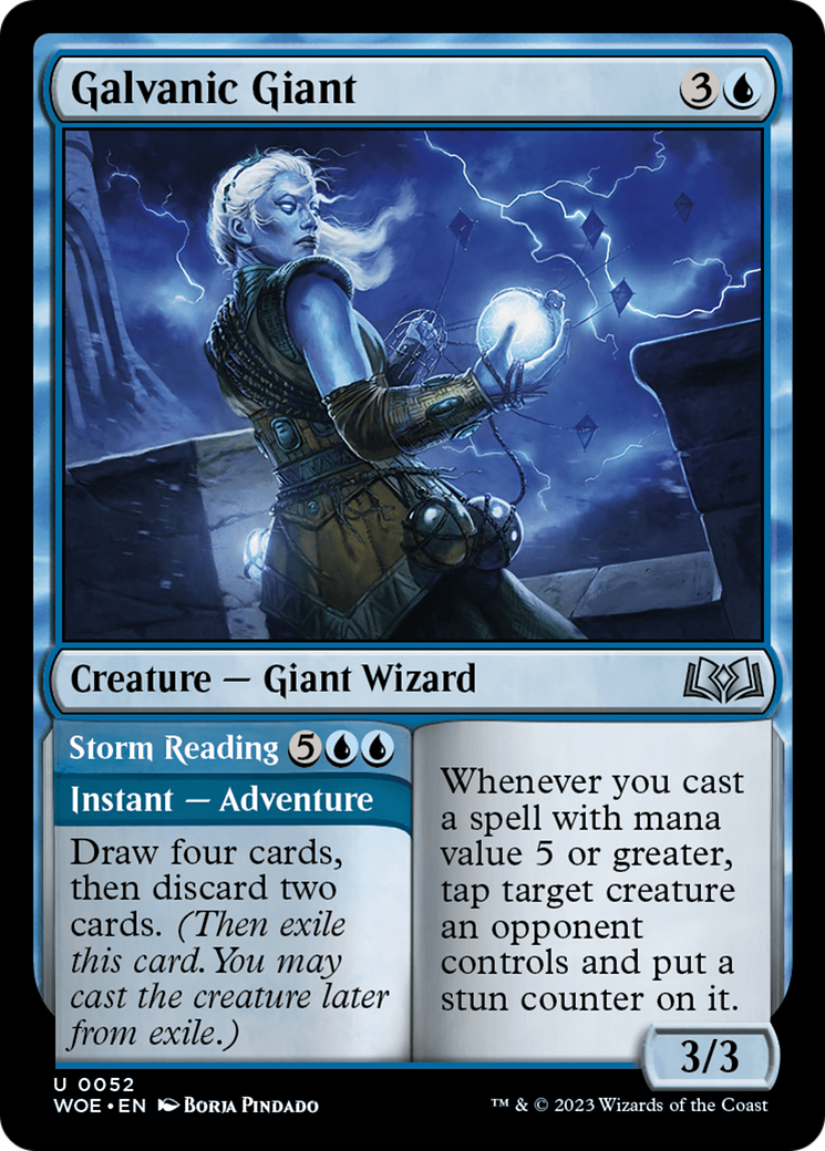Galvanic Giant // Storm Reading [Wilds of Eldraine] | Tabernacle Games