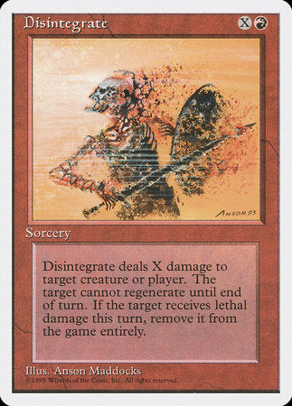 Disintegrate [Fourth Edition] | Tabernacle Games