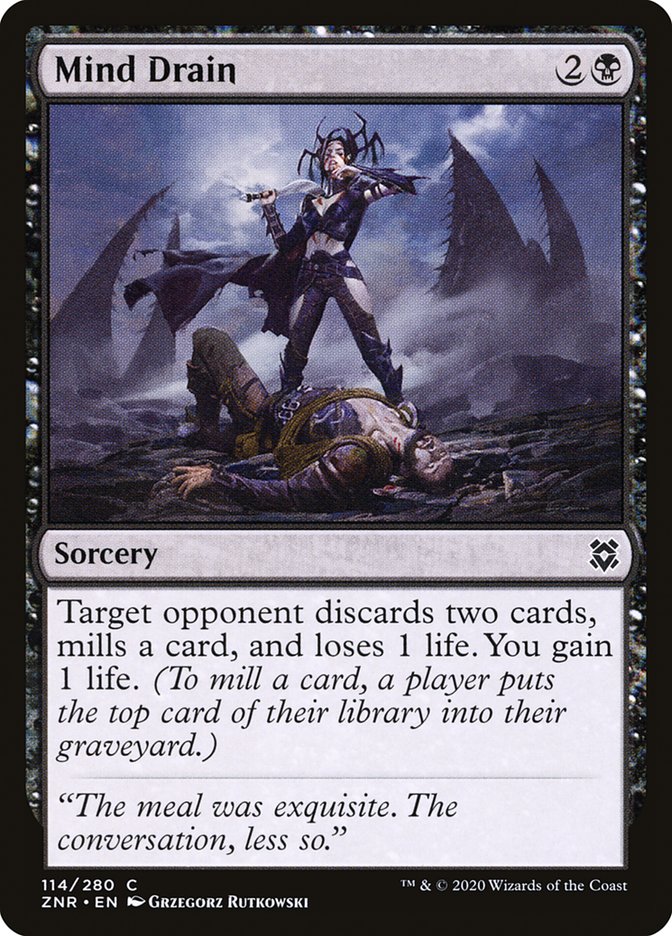 Mind Drain [Zendikar Rising] | Tabernacle Games