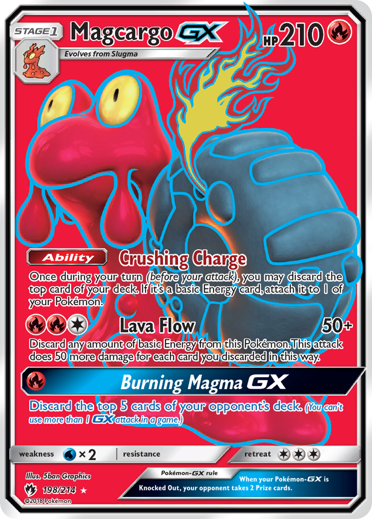 Magcargo GX (198/214) [Sun & Moon: Lost Thunder] | Tabernacle Games