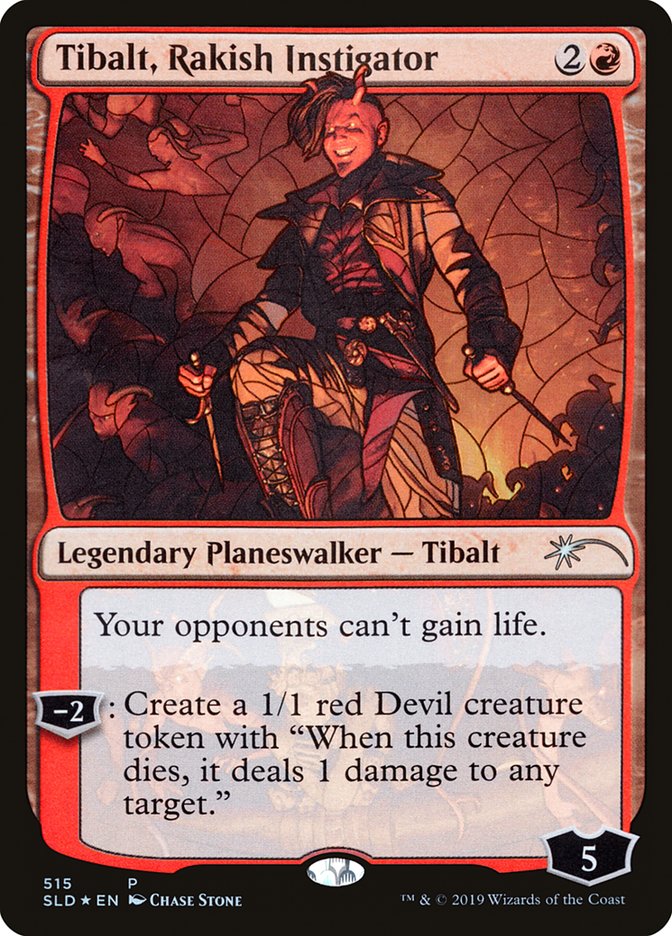 Tibalt, Rakish Instigator (Stained Glass) [Secret Lair Drop Promos] | Tabernacle Games