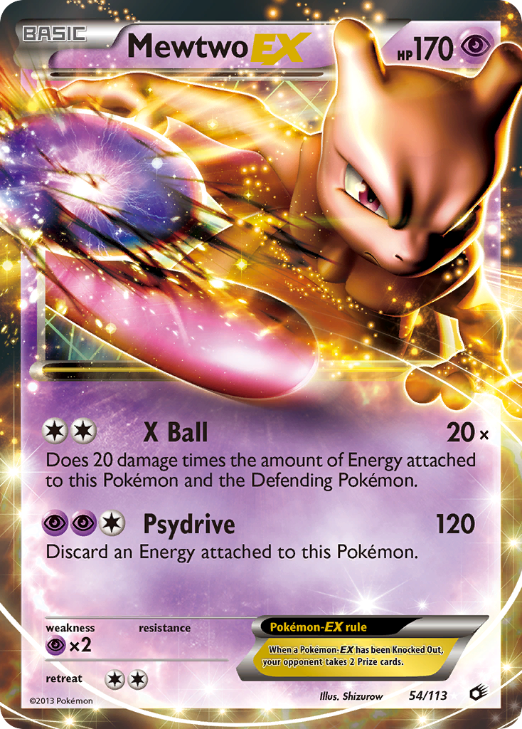 Mewtwo EX (54/113) [Black & White: Legendary Treasures] | Tabernacle Games