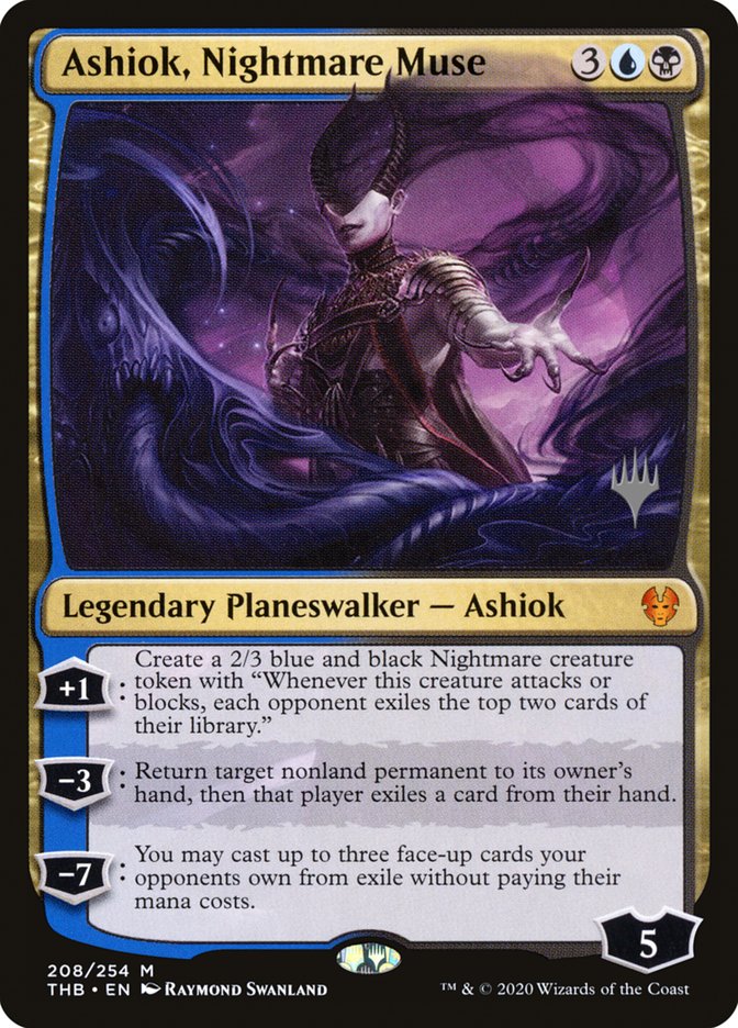 Ashiok, Nightmare Muse (Promo Pack) [Theros Beyond Death Promos] | Tabernacle Games