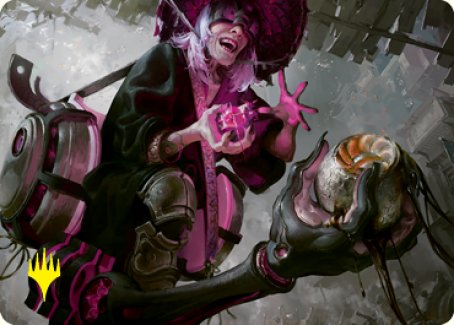 Undercity Scrounger Art Card (Gold-Stamped Signature) [Kamigawa: Neon Dynasty Art Series] | Tabernacle Games