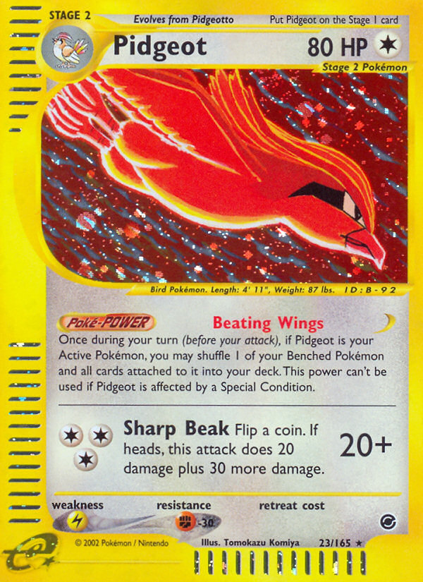 Pidgeot (23/165) [Expedition: Base Set] | Tabernacle Games