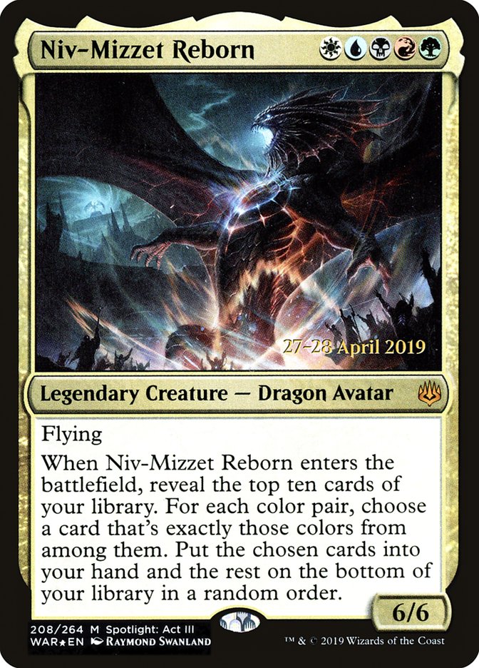 Niv-Mizzet Reborn  [War of the Spark Prerelease Promos] | Tabernacle Games