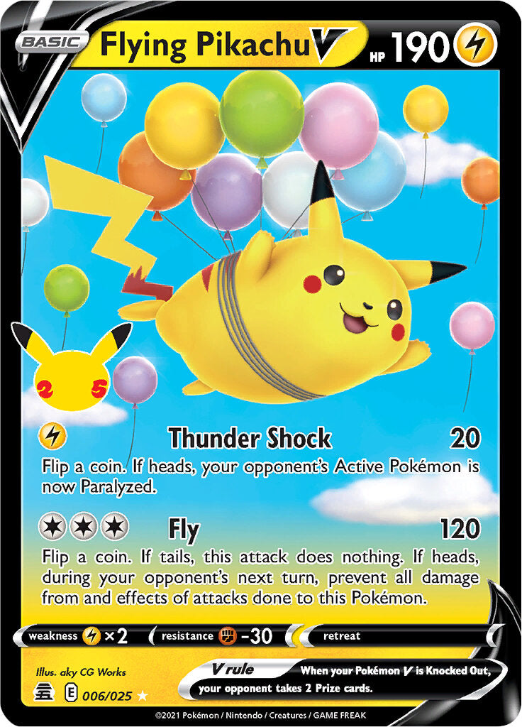 Flying Pikachu V (006/025) [Celebrations: 25th Anniversary] | Tabernacle Games