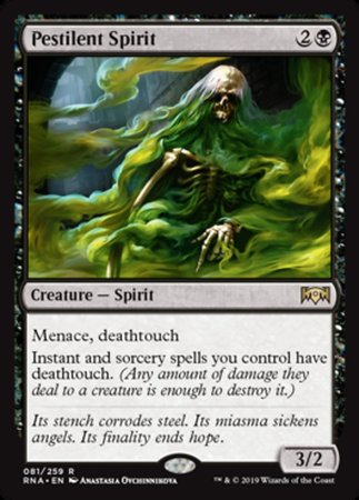 Pestilent Spirit [Ravnica Allegiance] | Tabernacle Games