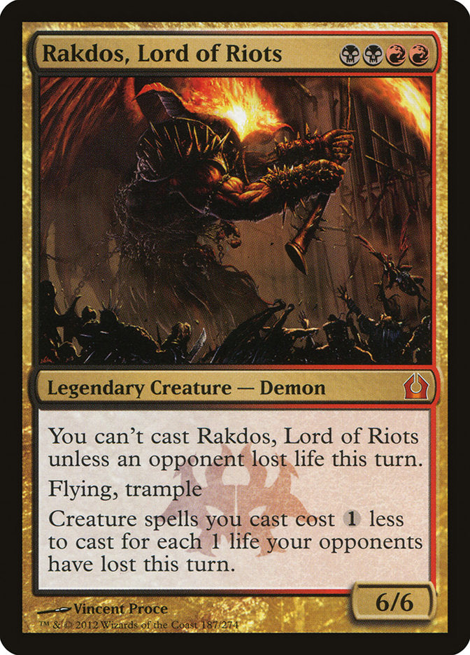 Rakdos, Lord of Riots [Return to Ravnica] | Tabernacle Games