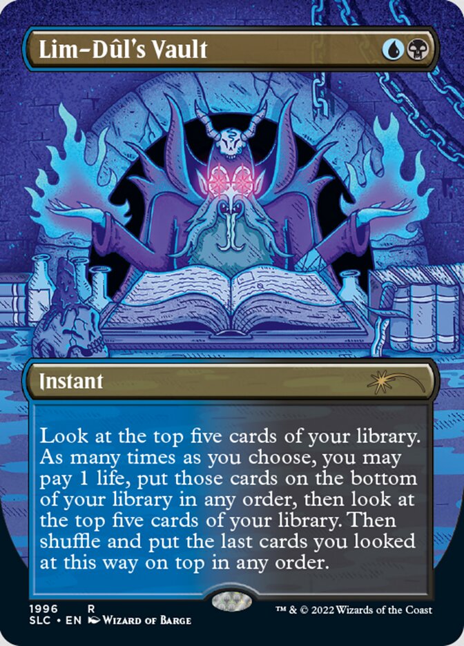Lim-Dul's Vault (Borderless) [Secret Lair 30th Anniversary Countdown Kit] | Tabernacle Games