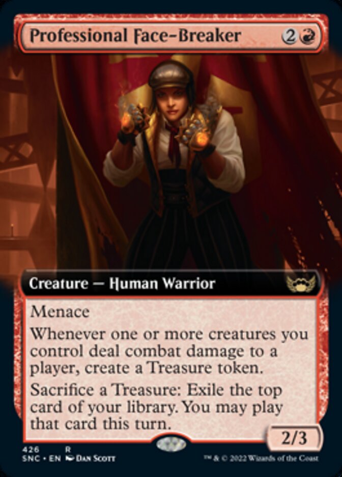 Professional Face-Breaker (Extended Art) [Streets of New Capenna] | Tabernacle Games