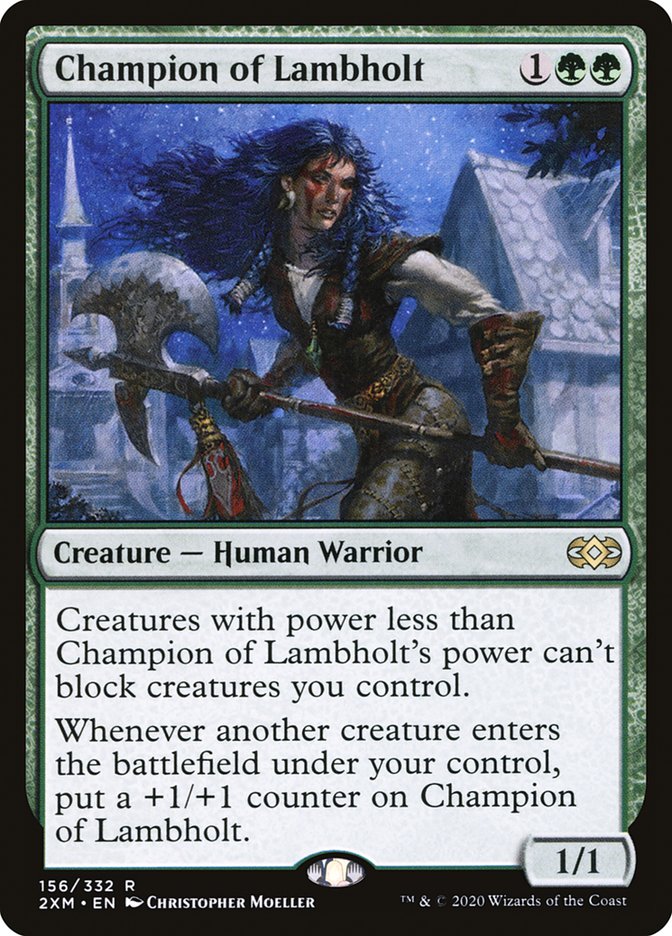 Champion of Lambholt [Double Masters] | Tabernacle Games