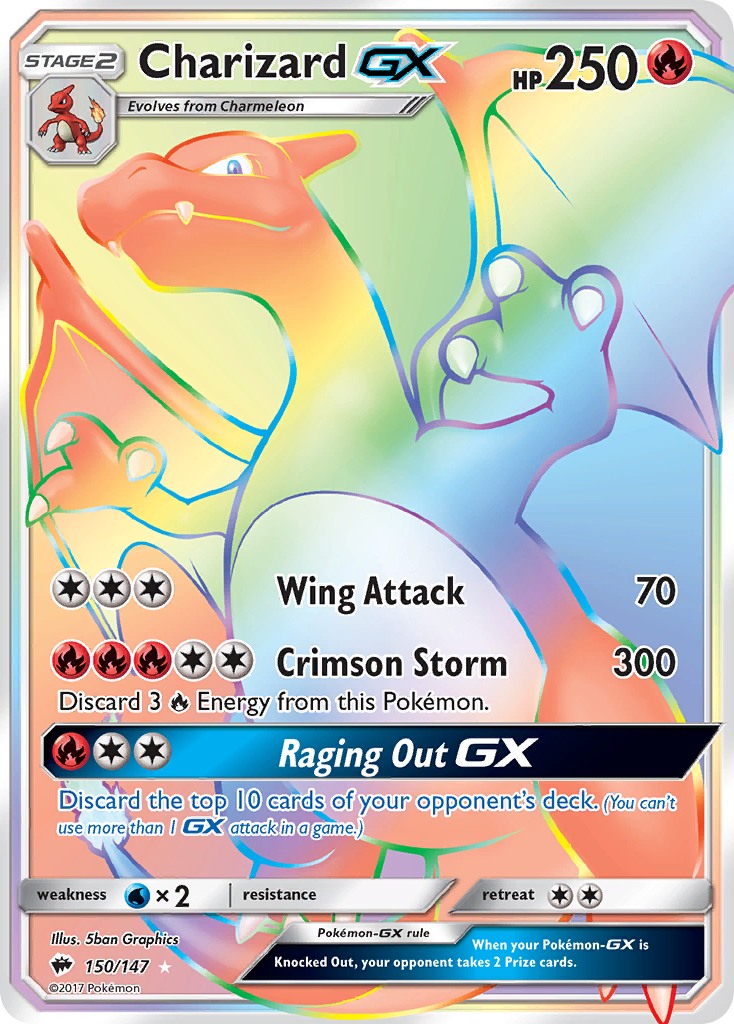 Charizard GX (150/147) [Sun & Moon: Burning Shadows] | Tabernacle Games