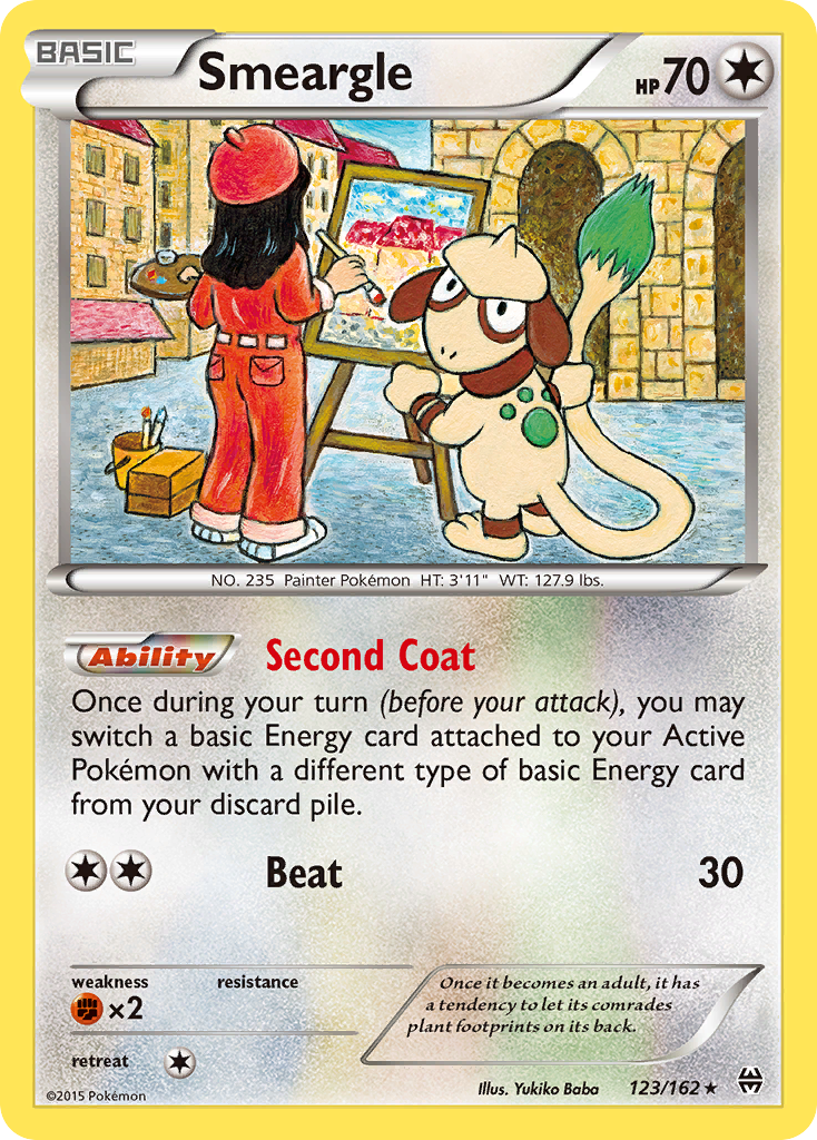 Smeargle (123/162) [XY: BREAKthrough] | Tabernacle Games