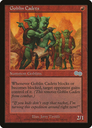 Goblin Cadets [Urza's Saga] | Tabernacle Games