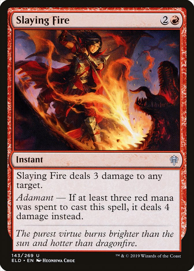 Slaying Fire [Throne of Eldraine] | Tabernacle Games