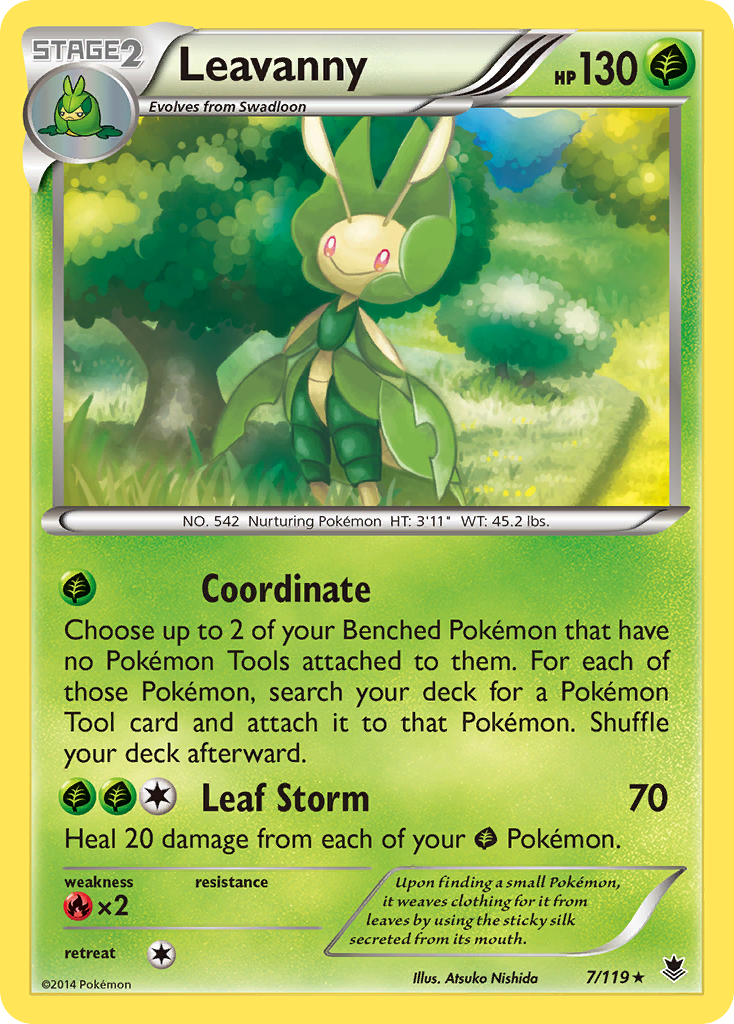 Leavanny (7/119) [XY: Phantom Forces] | Tabernacle Games