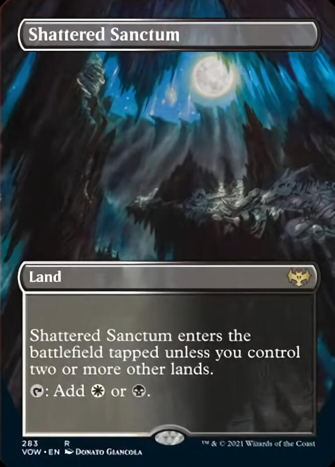 Shattered Sanctum (Borderless) [Innistrad: Crimson Vow] | Tabernacle Games