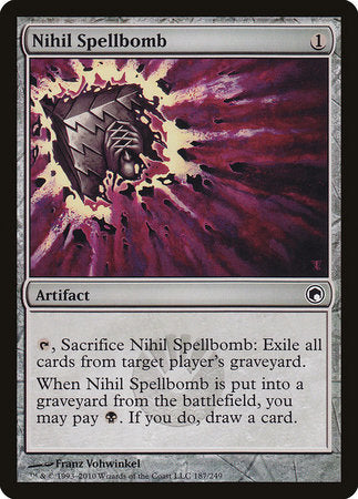 Nihil Spellbomb [Scars of Mirrodin] | Tabernacle Games