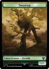 Treefolk // Food Token [The Lord of the Rings: Tales of Middle-Earth Commander Tokens] | Tabernacle Games