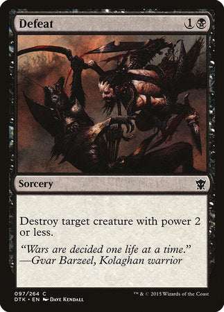 Defeat [Dragons of Tarkir] | Tabernacle Games