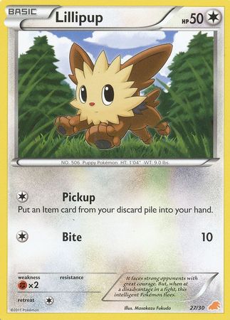 Lillipup (27/30) [Black & White: Trainer Kit - Excadrill] | Tabernacle Games