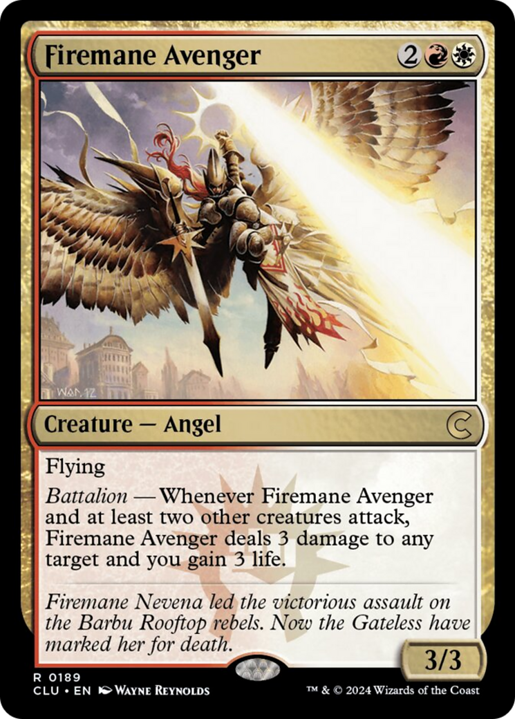 Firemane Avenger [Ravnica: Clue Edition] | Tabernacle Games
