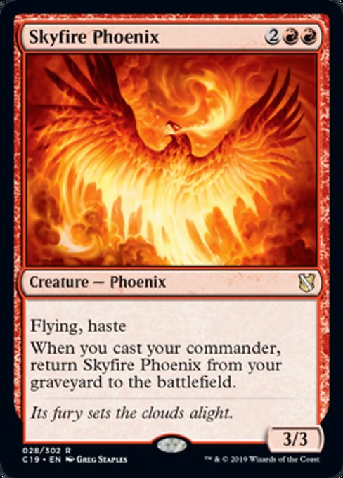 Skyfire Phoenix [Commander 2019] | Tabernacle Games