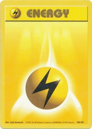 Lightning Energy (100/102) [Base Set Unlimited] | Tabernacle Games