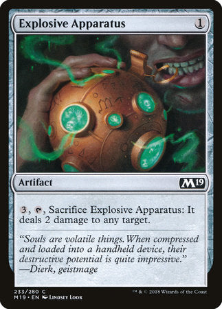 Explosive Apparatus [Core Set 2019] | Tabernacle Games