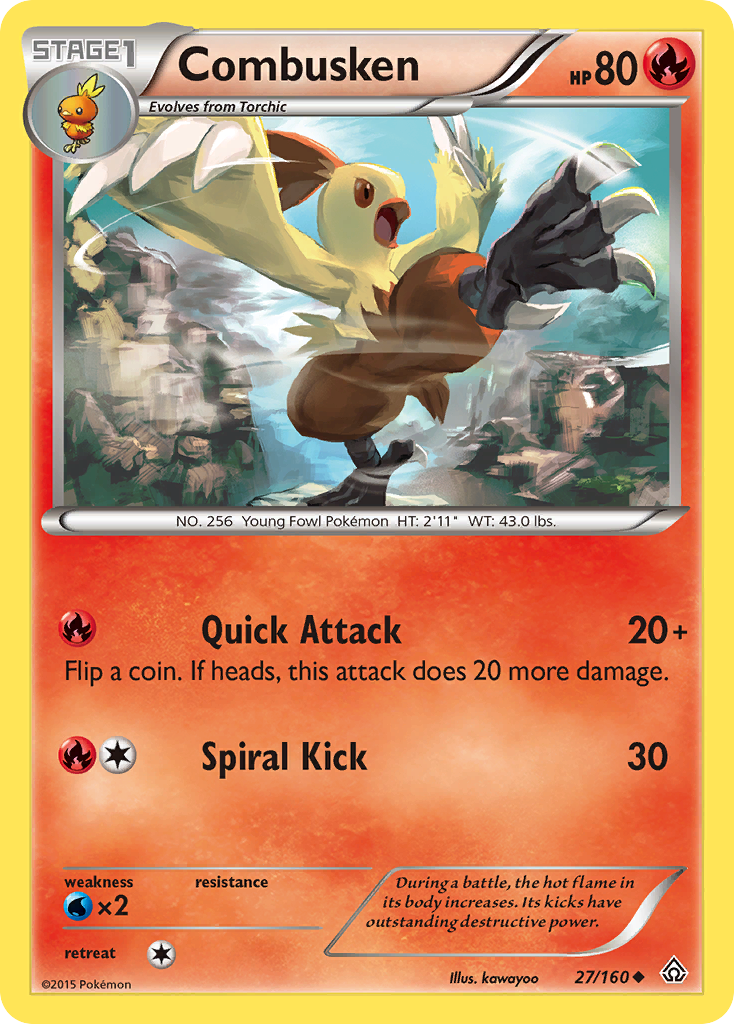 Combusken (27/160) [XY: Primal Clash] | Tabernacle Games