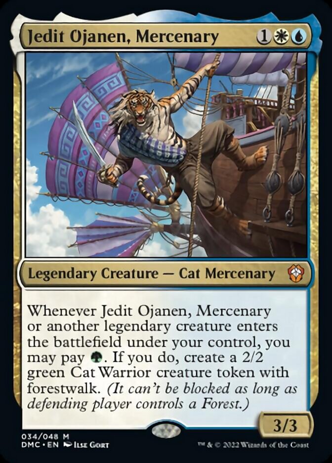 Jedit Ojanen, Mercenary [Dominaria United Commander] | Tabernacle Games