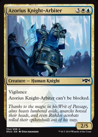 Azorius Knight-Arbiter [Ravnica Allegiance] | Tabernacle Games