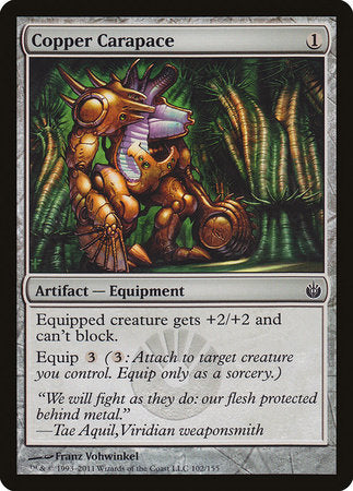 Copper Carapace [Mirrodin Besieged] | Tabernacle Games