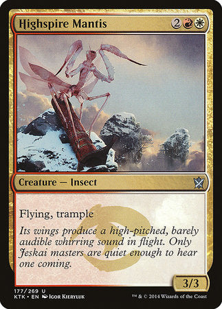 Highspire Mantis [Khans of Tarkir] | Tabernacle Games