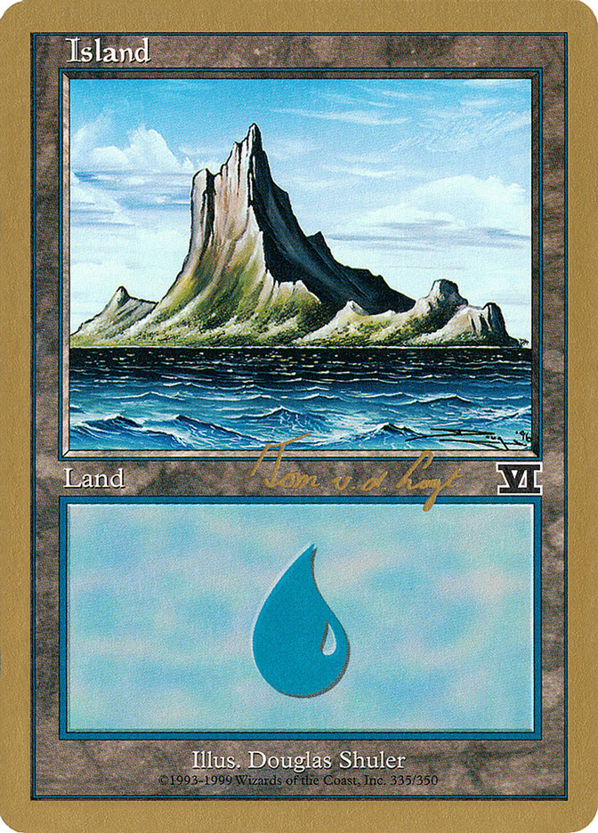 Island (tvdl335) (Tom van de Logt) [World Championship Decks 2000] | Tabernacle Games